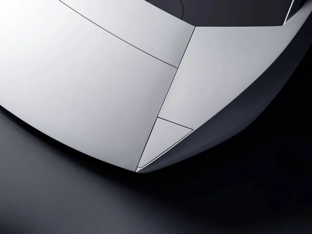 Tesla Roadster 車頭 Ano White 車漆與隱藏式頭燈細節